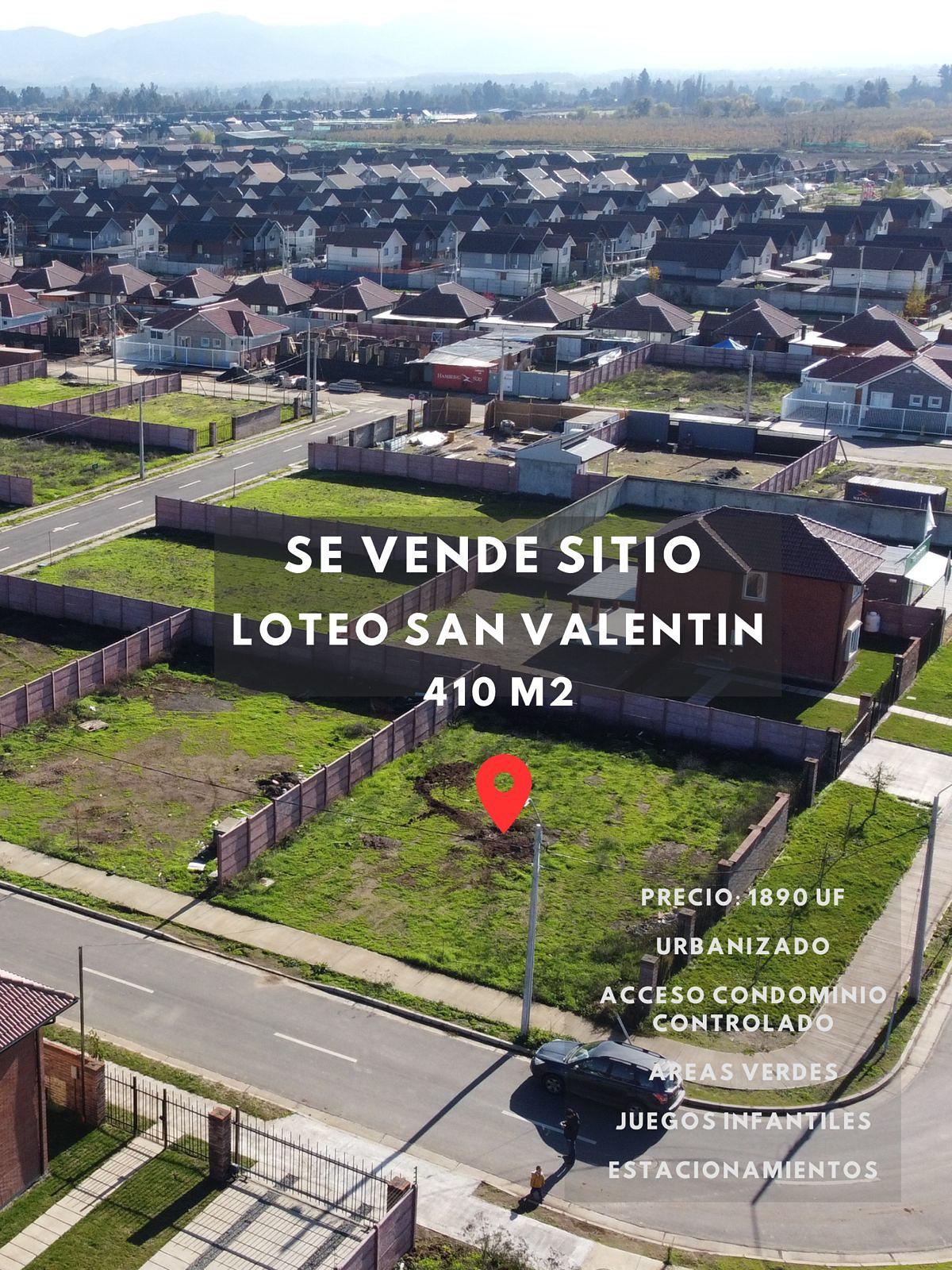 Se vende terreno urbano en exclusivo condominio Parcelas San Valentin